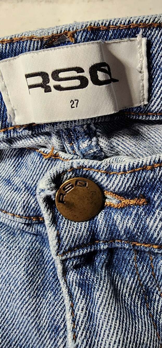 RSQ Women's Size 27 Distressed Straight Leg Jeans